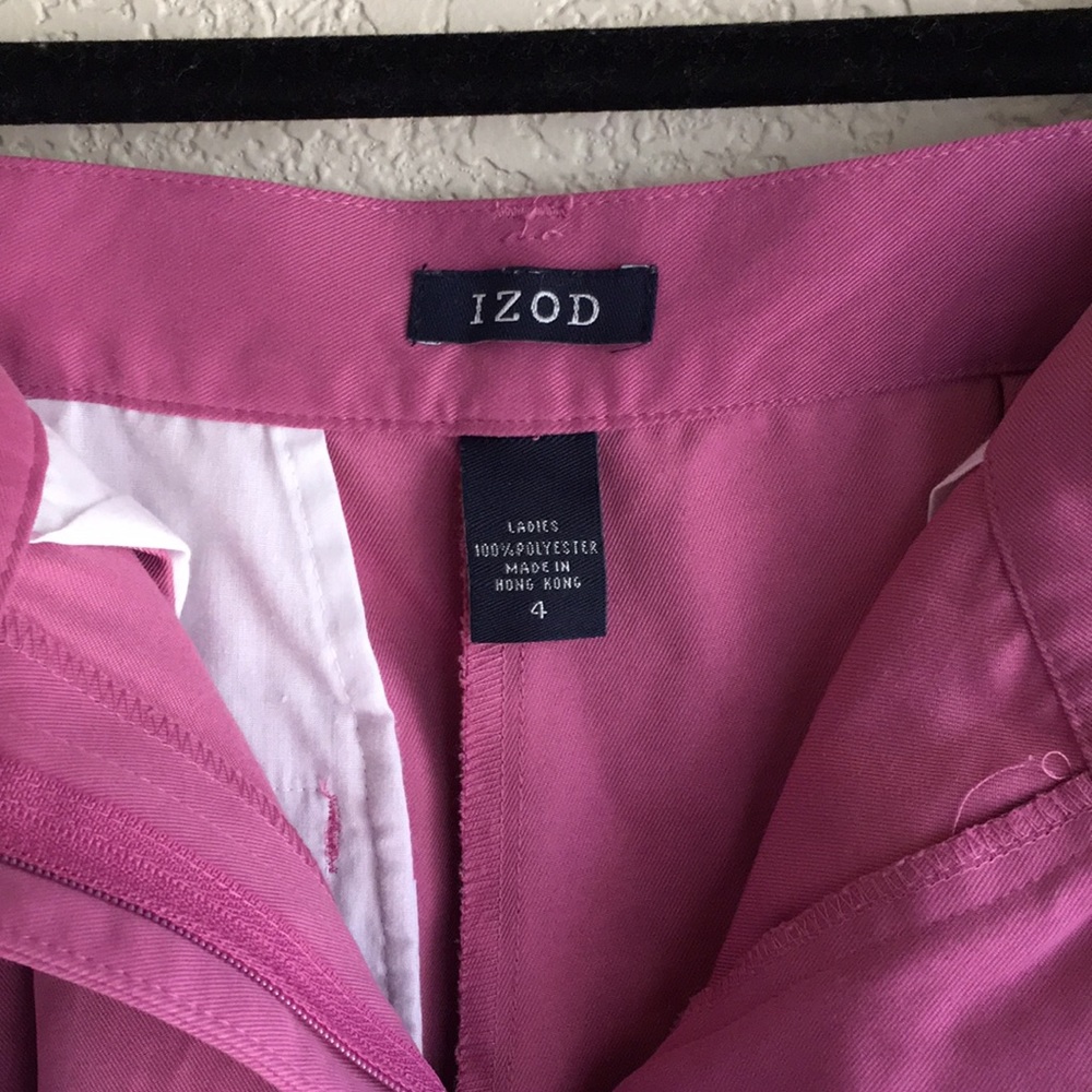 5/$25 | IZOD Vintage Fushia High Waisted Shorts - Picture 5 of 5